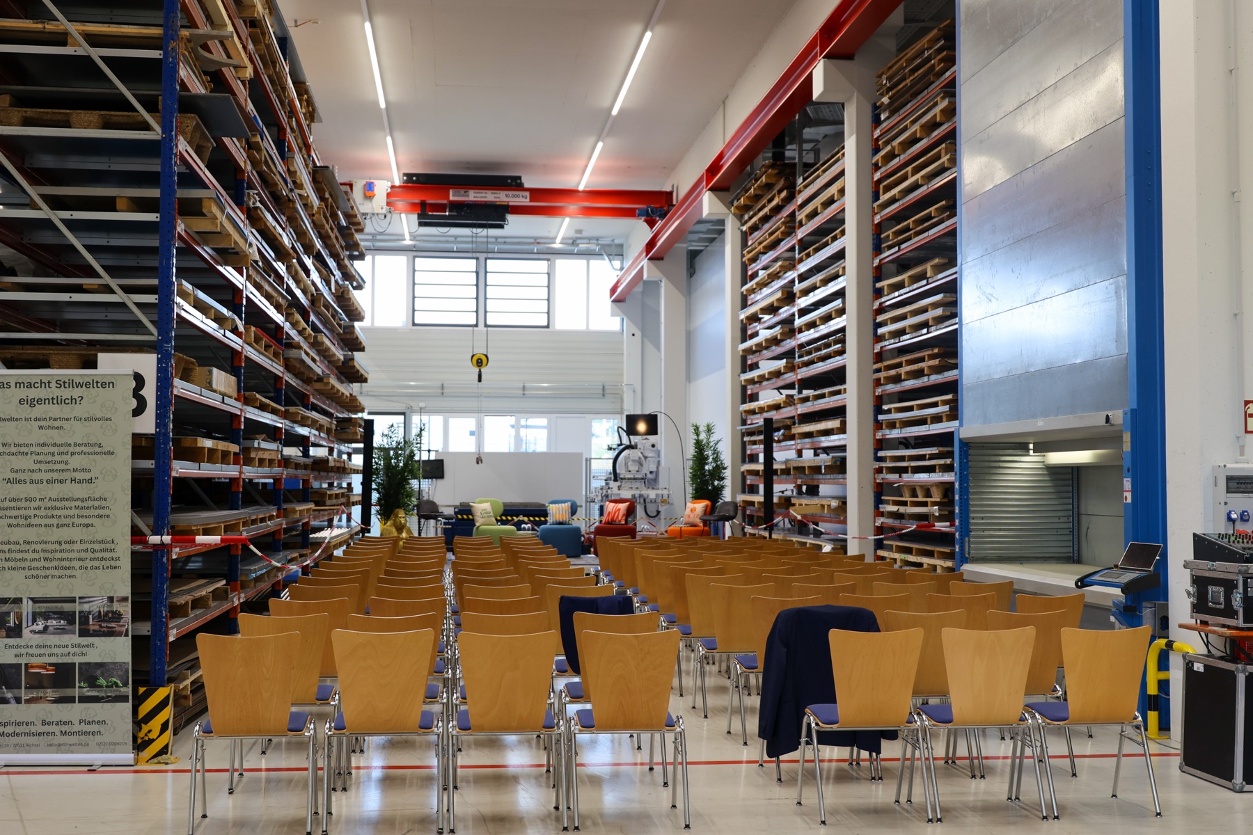 Aichtal connect Ambiente in der Fertigungshalle