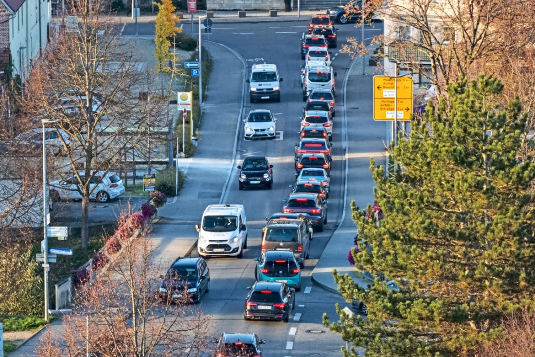 Verkehrschaos Aichtal