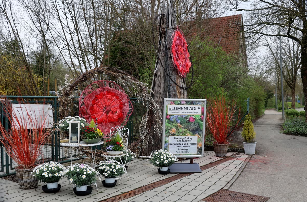 Schaufenster Aichtals - Blumenlädle Claudia Müller