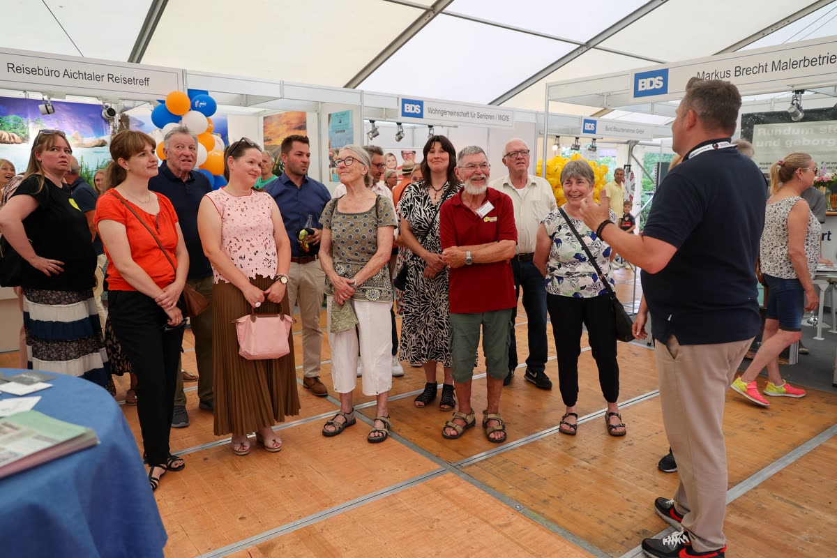BDS Aichtal im Austausch bei der Leistungsschau 2023